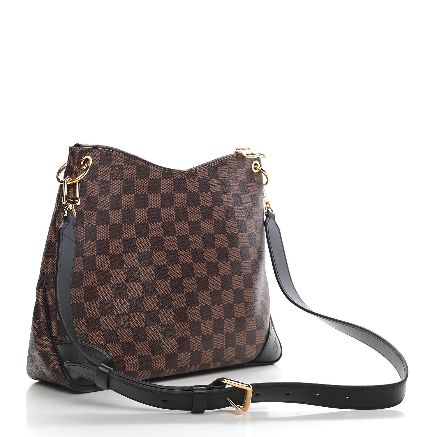 Louis Vuitton Damier Ebene Odeon MM Black 2 of 7