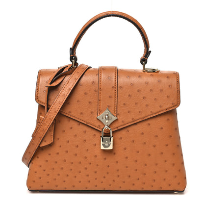 Louis Vuitton Ostrich Rose Des Vents PM Cognac 1 of 11