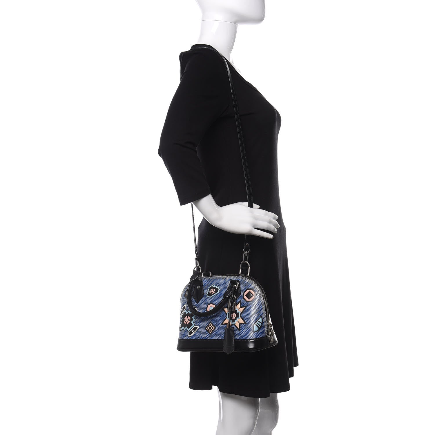 Louis Vuitton Epi Azteque Alma BB Denim Light 2 of 9