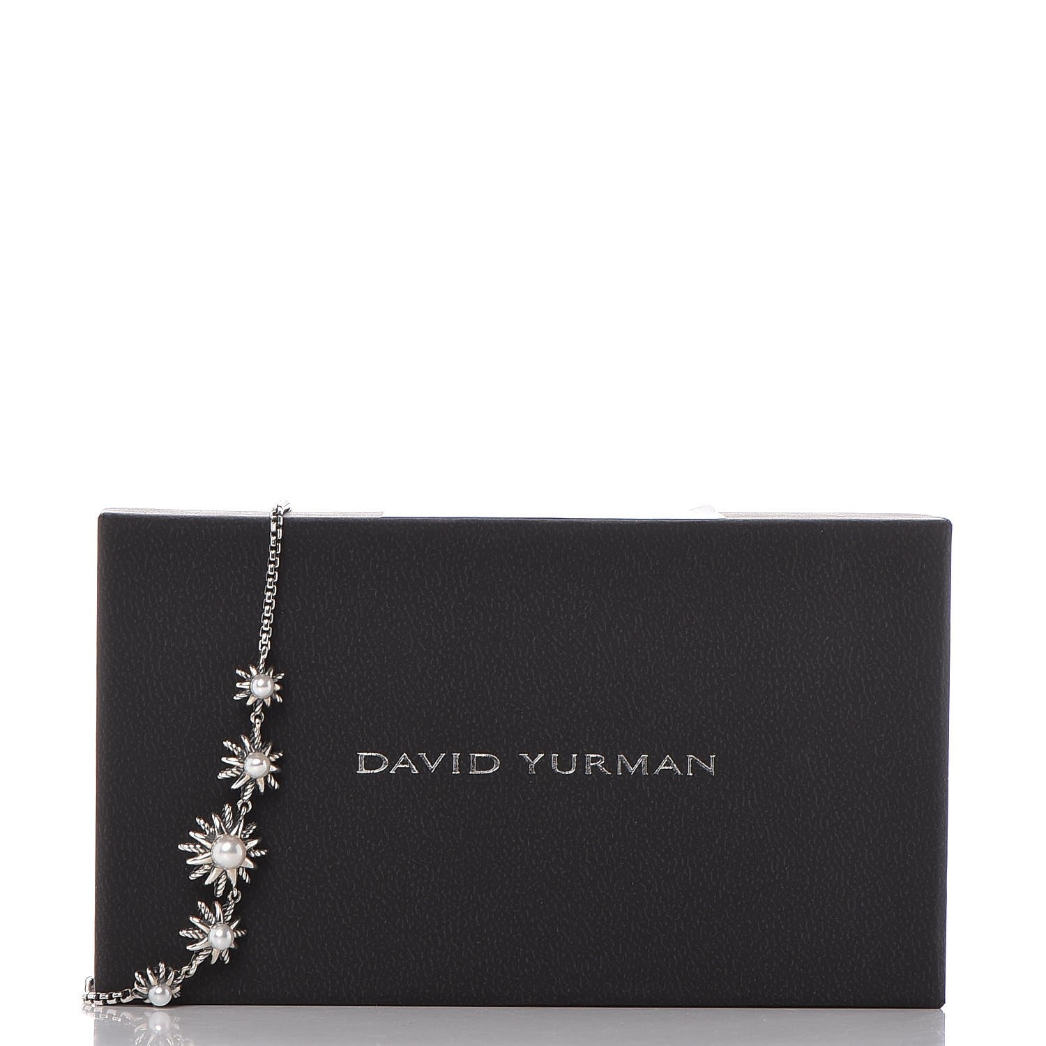 David Yurman Sterling Silver Pearl Starburst Necklace 4 of 5
