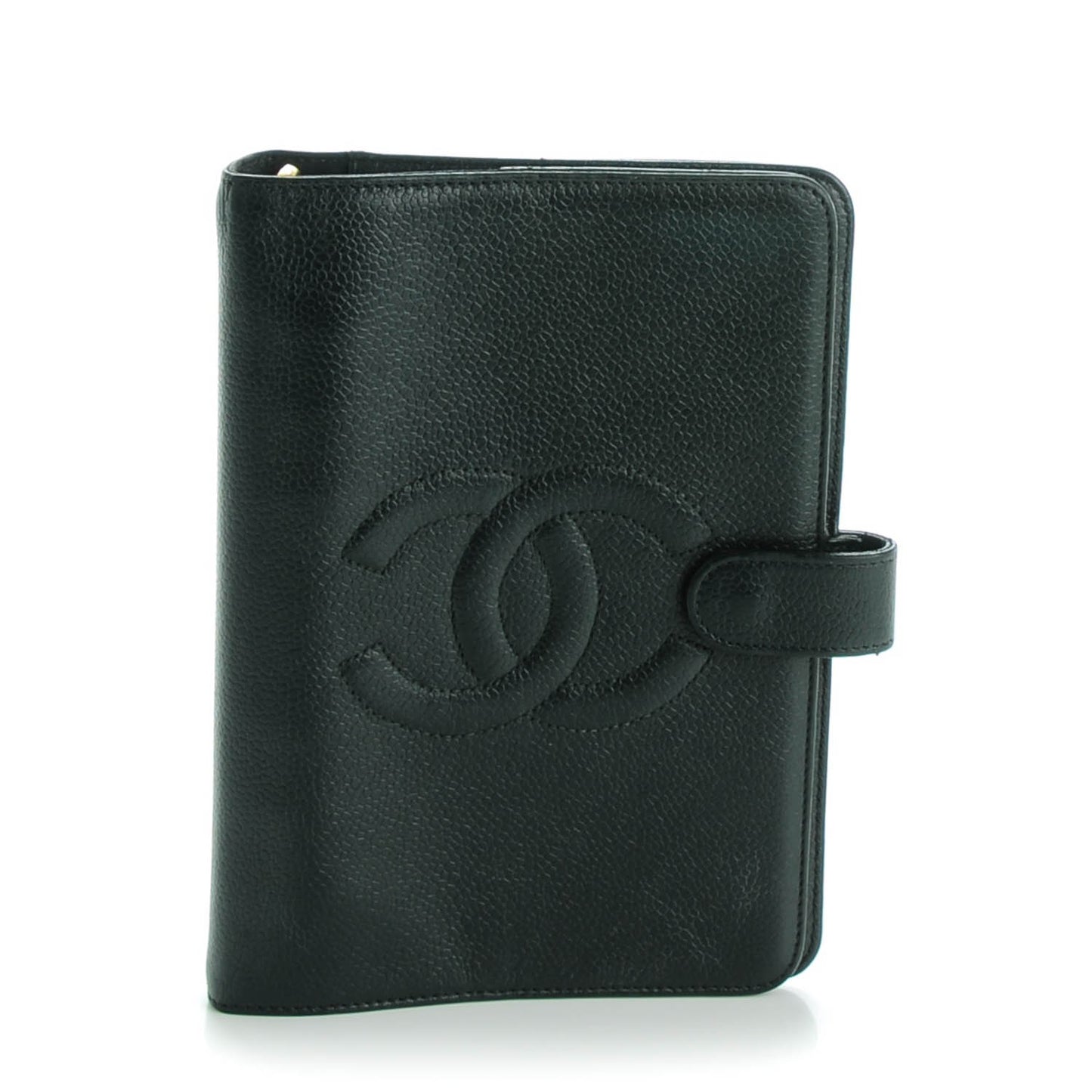 Caviar CC Small Ring Agenda Planner Dark Green