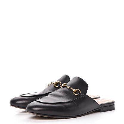 Gucci Calfskin Womens Princetown Slippers 39 Black 3 of 15
