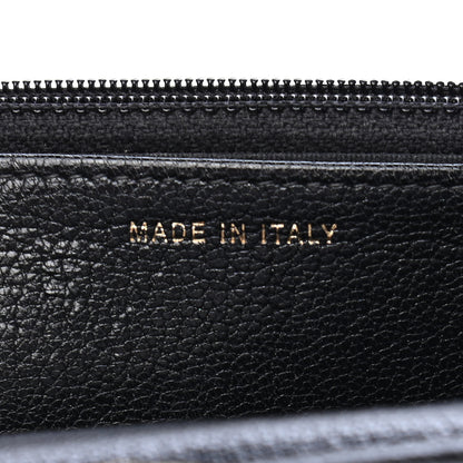 Chanel Goatskin Chevron Quilted Statement Wallet On Chain WOC Black 7 of 10