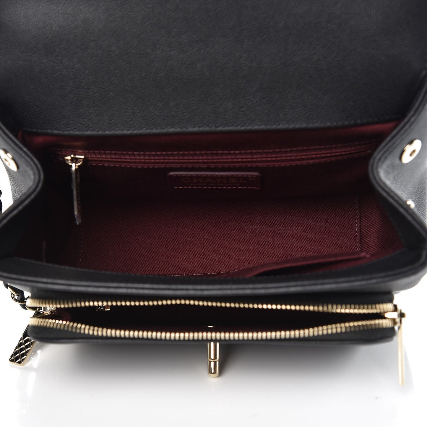 Caviar Quilted Medium Business Affinity Flap Black