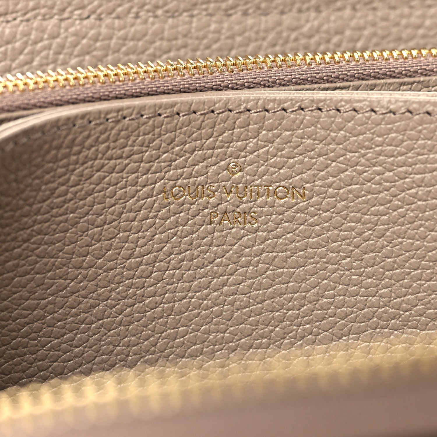 Louis Vuitton Empreinte Monogram Giant Zippy Wallet Tourterelle Creme 6 of 7
