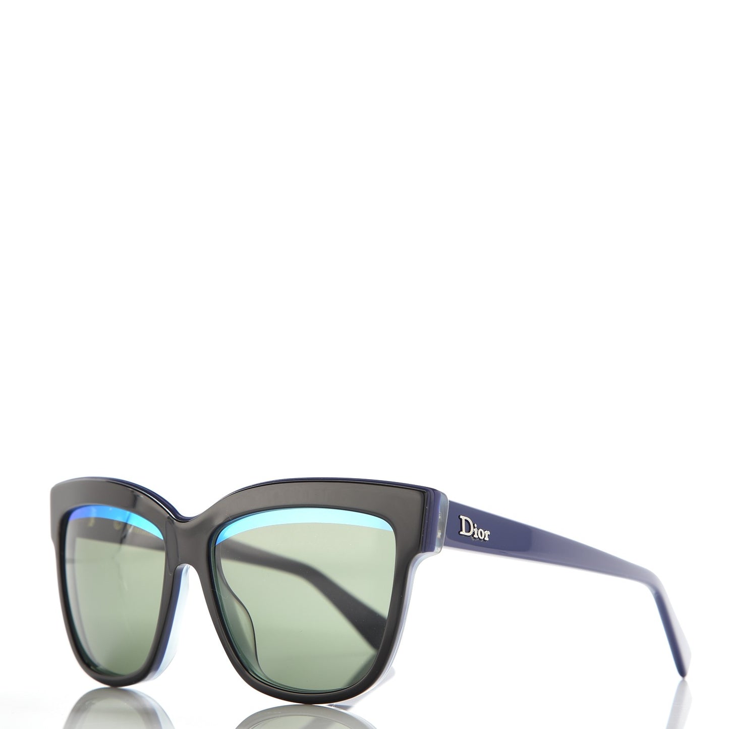 Graphic Sunglasses Black Blue