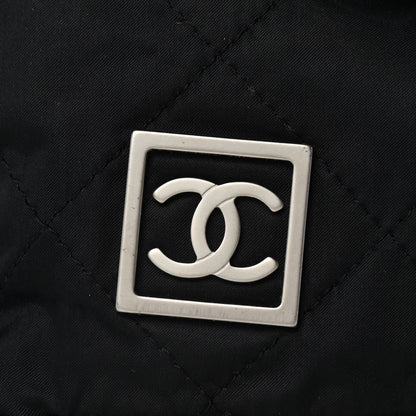 Chanel Nylon Quilted Cap Hat M Black 7 of 7