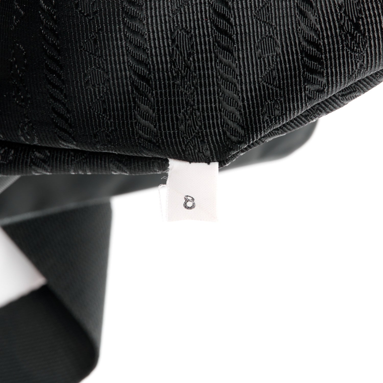 Prada Tessuto Nylon Saffiano Flat Messenger Bag Black 8 of 12