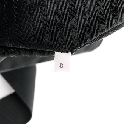 Prada Tessuto Nylon Saffiano Flat Messenger Bag Black 8 of 12