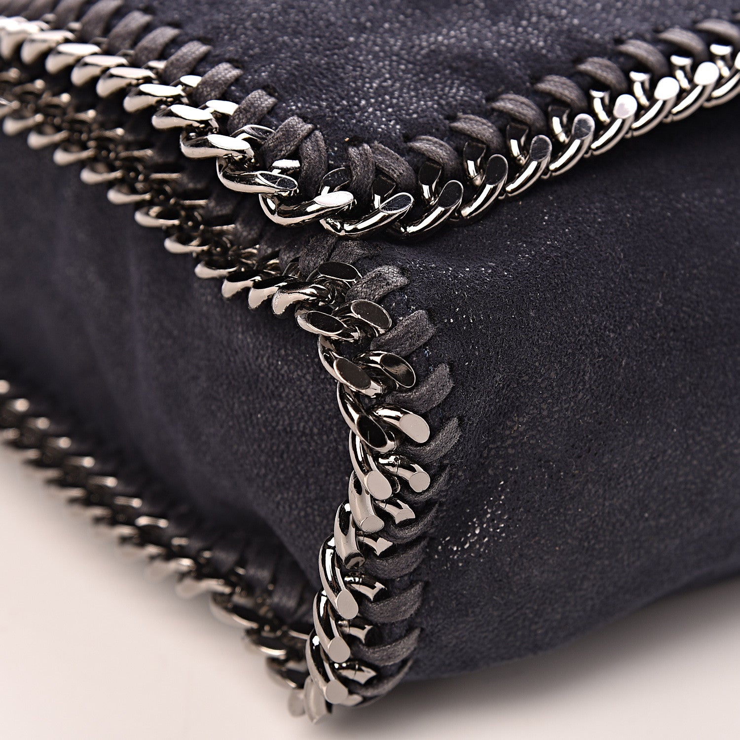 Stella McCartney Shaggy Deer Falabella Messenger Navy 7 of 9