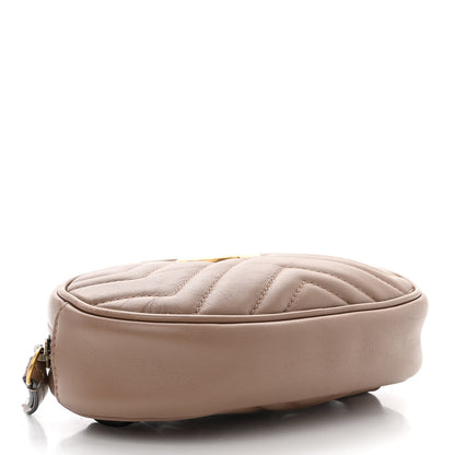 Gucci Calfskin Matelasse GG Marmont Belt Bag 95 38 Porcelain Rose 4 of 13