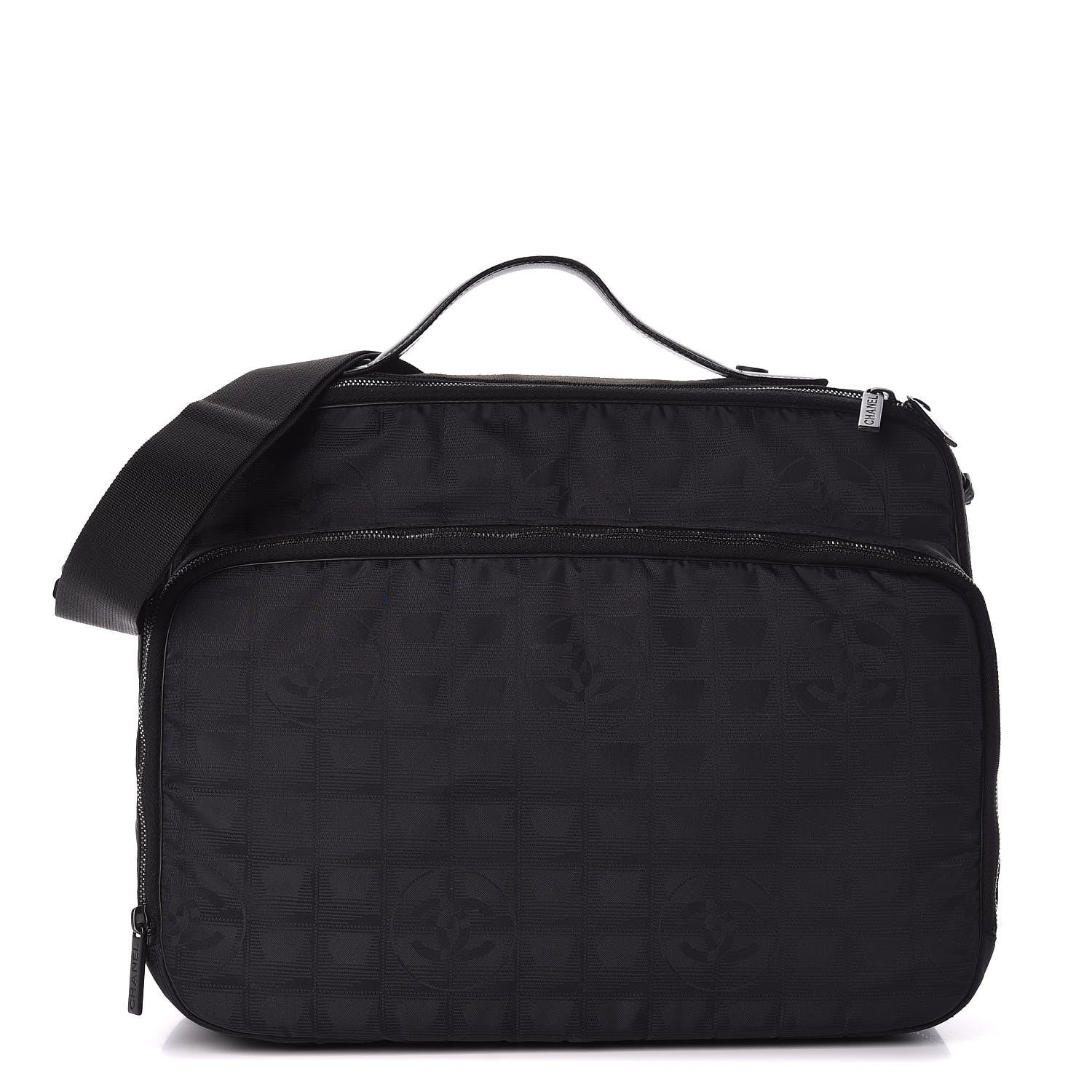Chanel Nylon Travel Laptop Briefcase Black 1 of 13