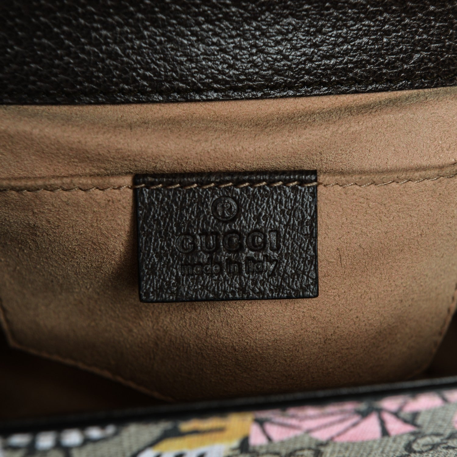 Gucci GG Supreme Monogram Bengal Small Padlock Shoulder Bag Beige Pink 6 of 7