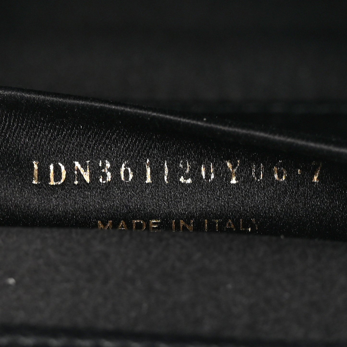Goatskin Monogram Large Belle De Jour Clutch Black