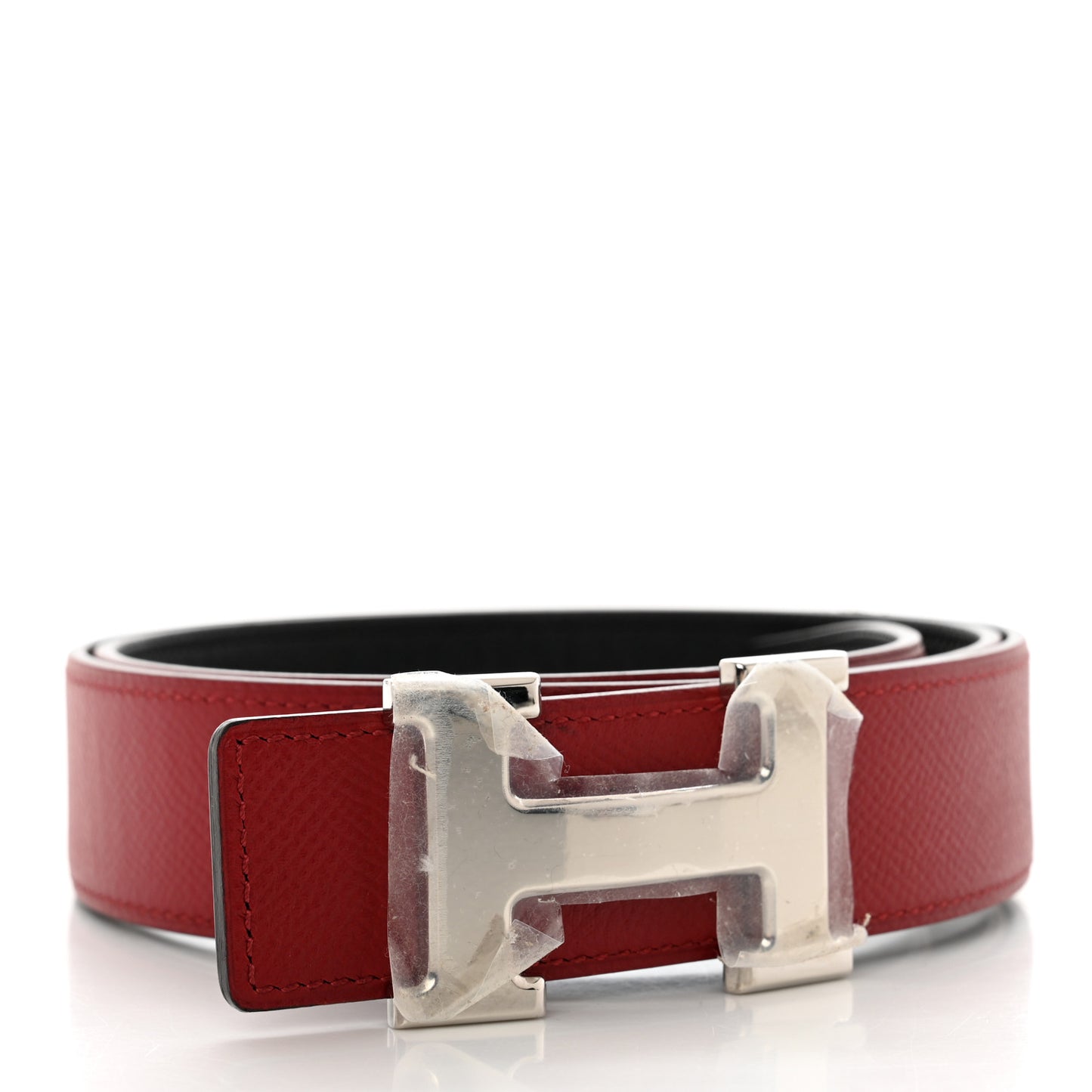 Epsom 24mm Belt 85 Black Rouge Casaque