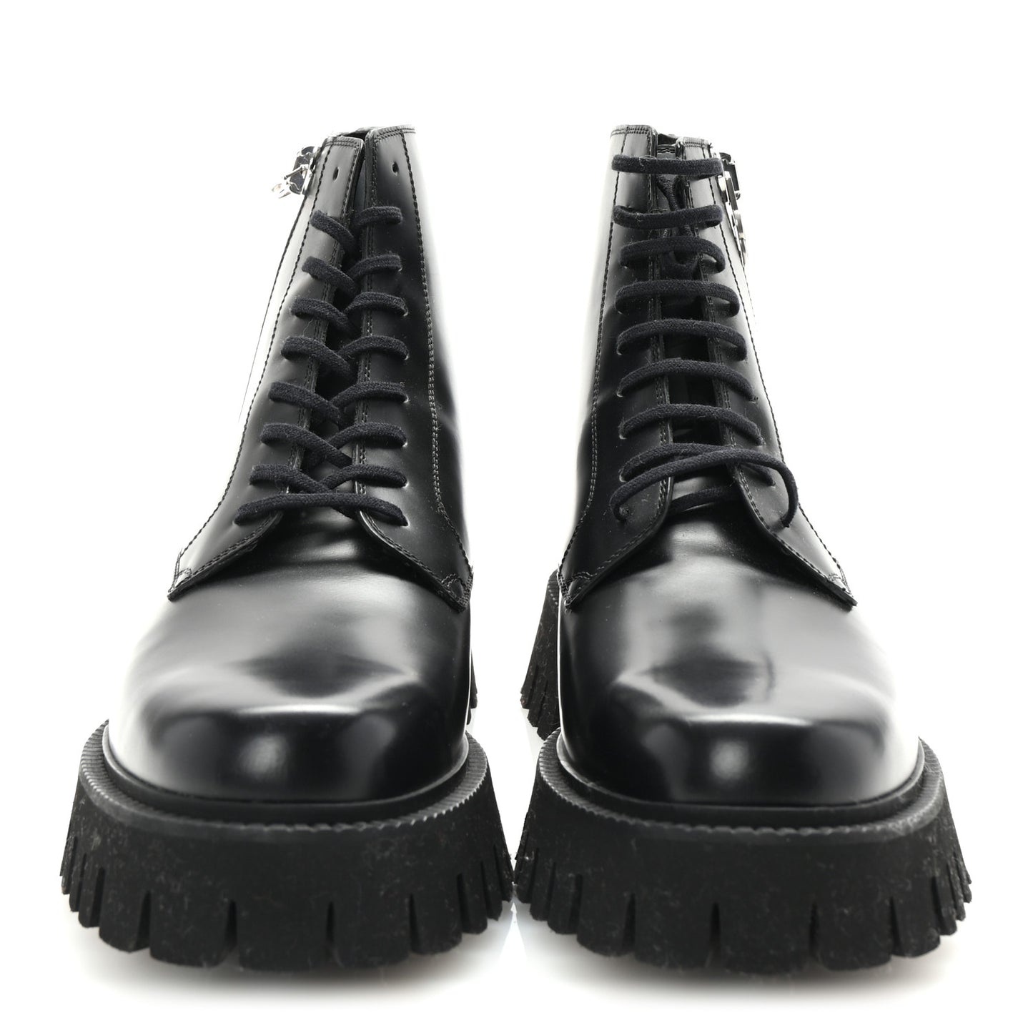 Calfskin Mens Novo Lug Sole Ankle Boots 9.5 Black