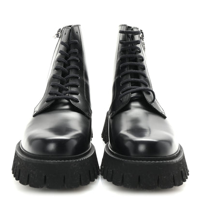 Gucci Calfskin Mens Novo Lug Sole Ankle Boots 9.5 Black 3 of 9