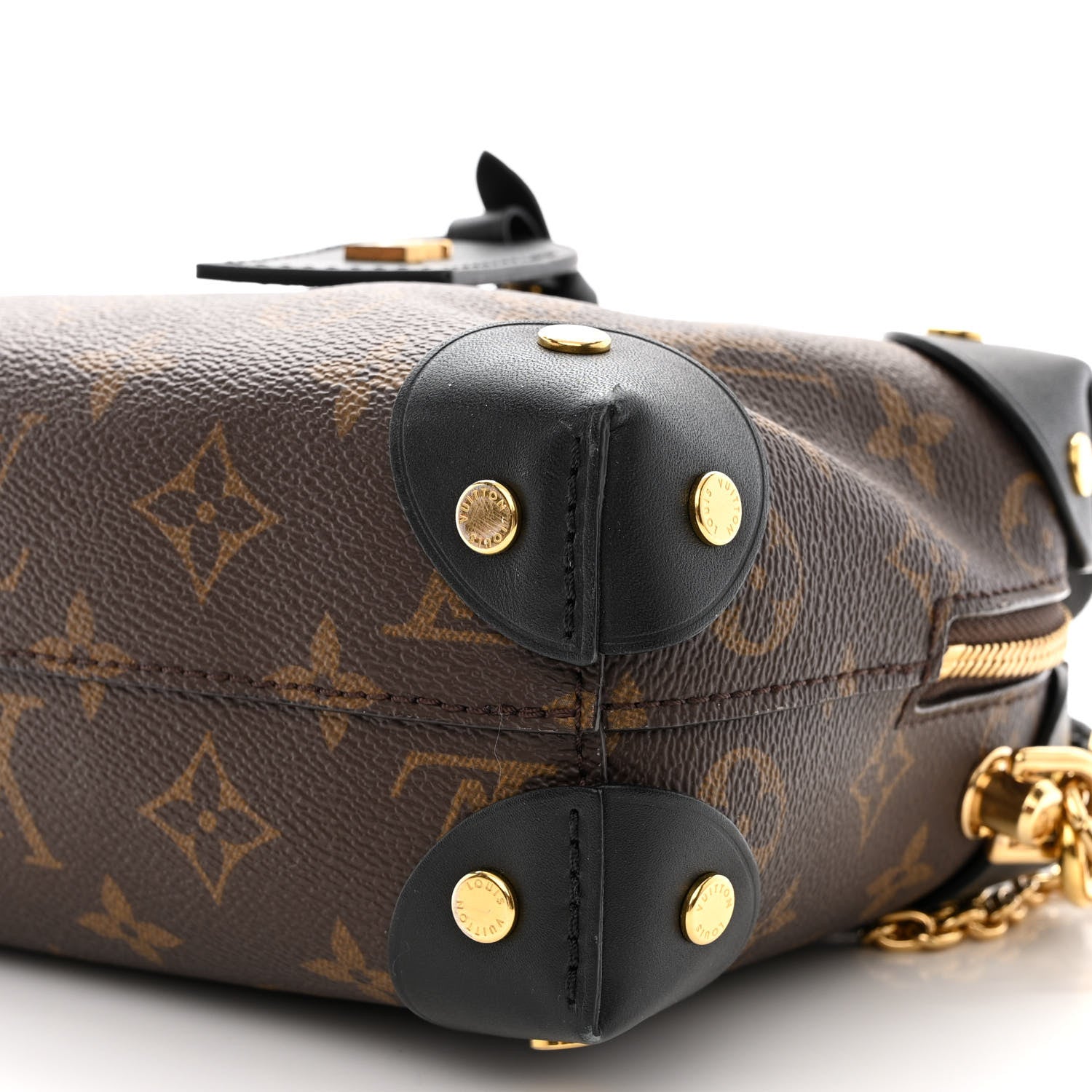 Louis Vuitton Monogram Petite Malle Souple Black 10 of 10