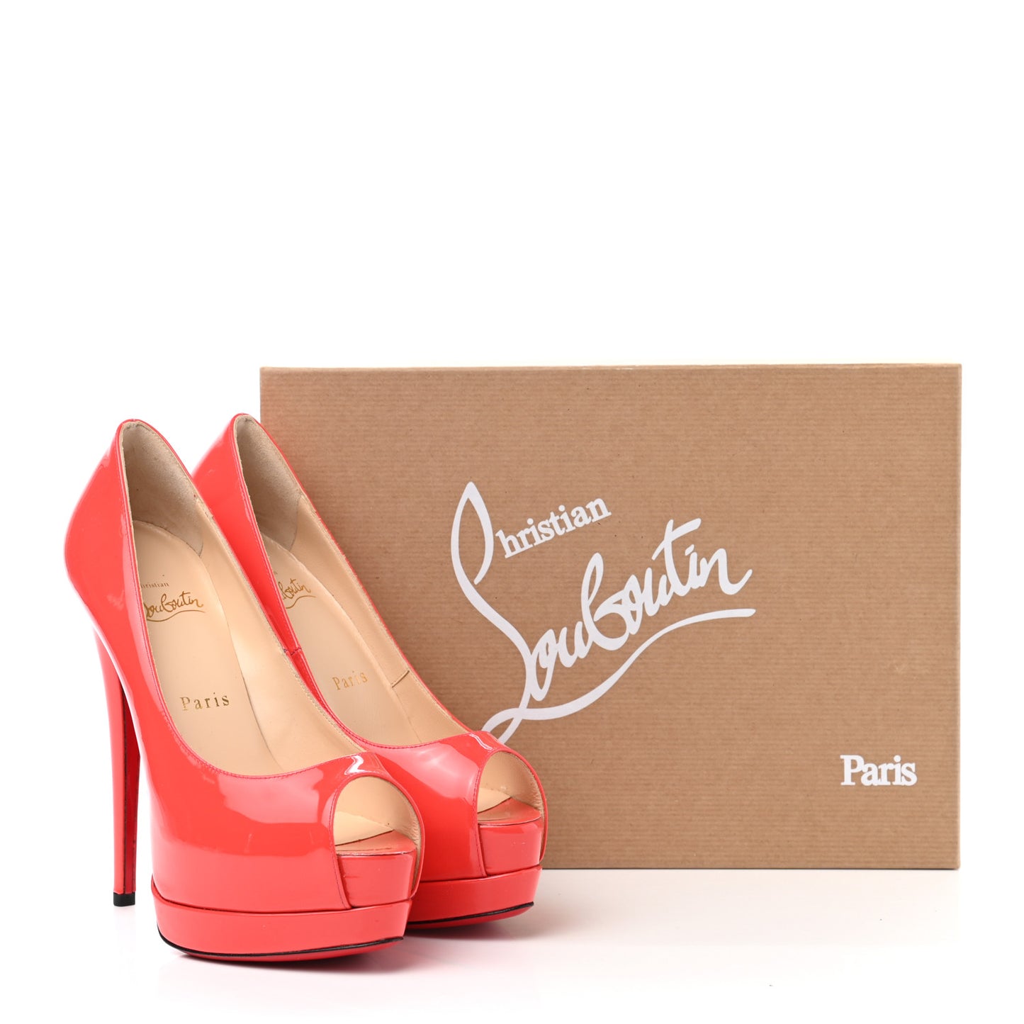 Patent Palais Royal 140 Pumps 36.5 Coral