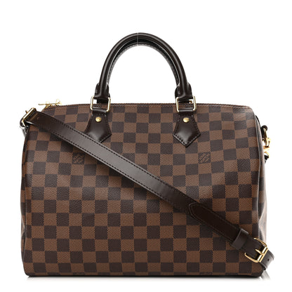 Louis Vuitton Damier Ebene Speedy Bandouliere 30 1 of 10