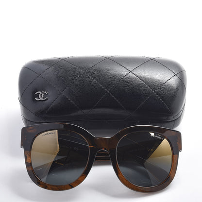 Chanel Acetate Butterfly Signature CC Sunglasses 5358 Brown 8 of 8