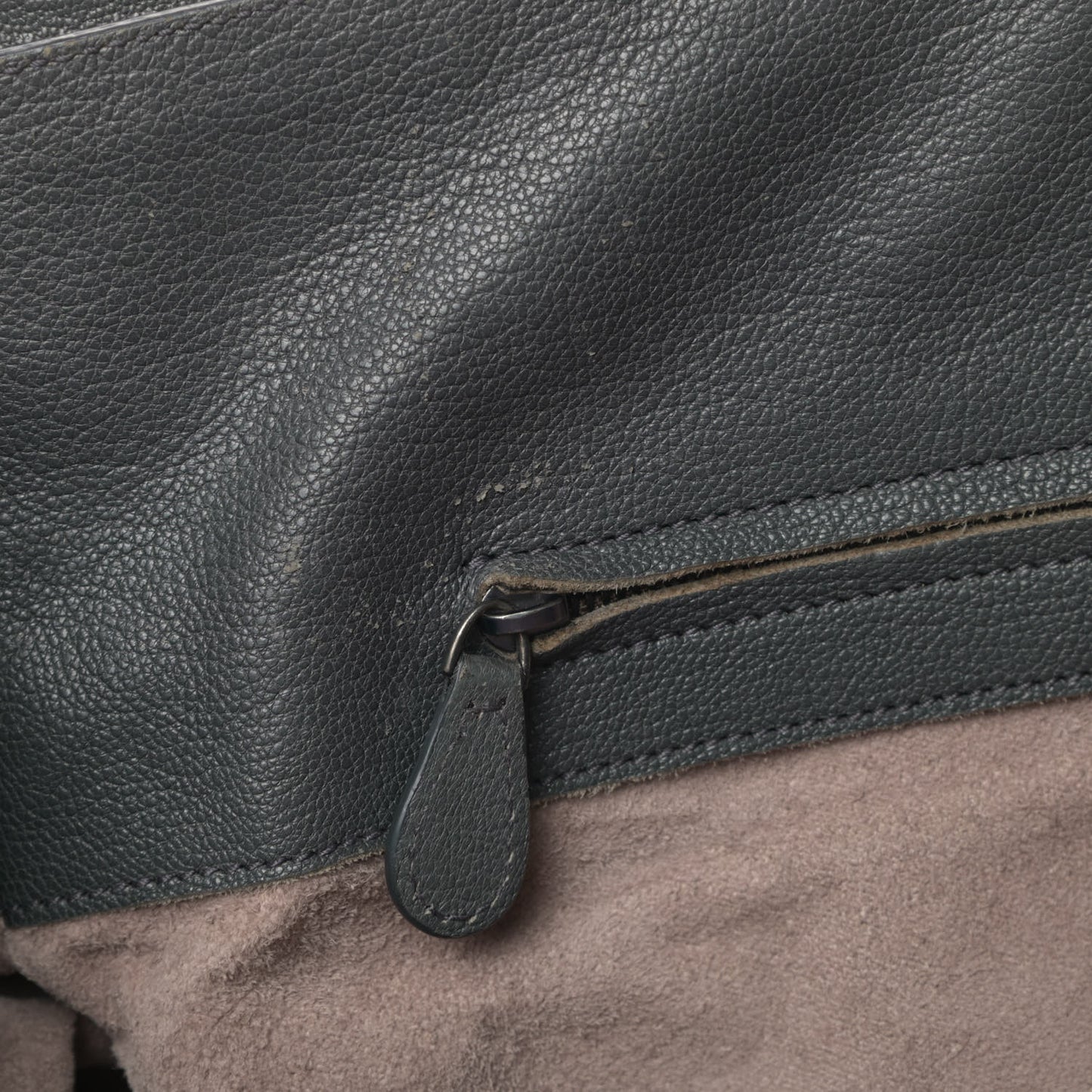 Nappa Intrecciato Large Top Handle Tote Grey