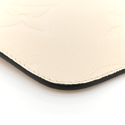 Louis Vuitton Empreinte Monogram Giant Neverfull MM Pochette Cream 8 of 8