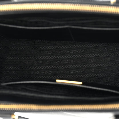 Prada Saffiano Lux Medium Galleria Double Zip Tote Black 4 of 11