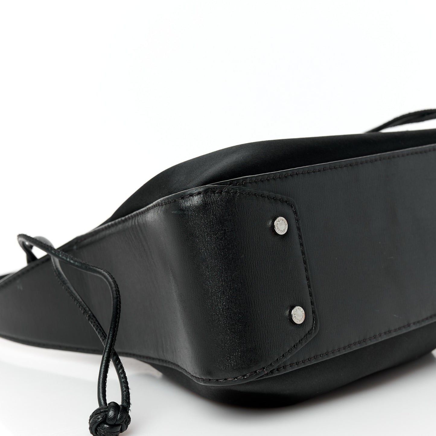 Lambskin Nylon Small Ryan Bag Black