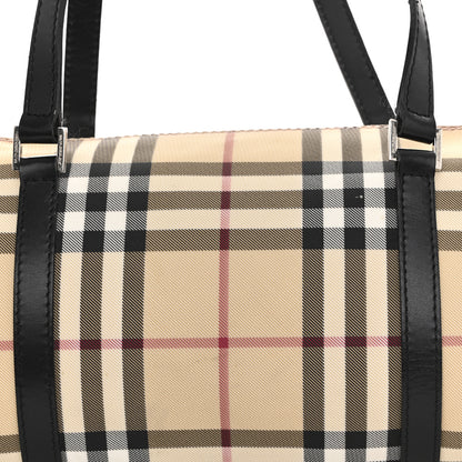 Burberry Nova Check Barrel Bag Black 8 of 17