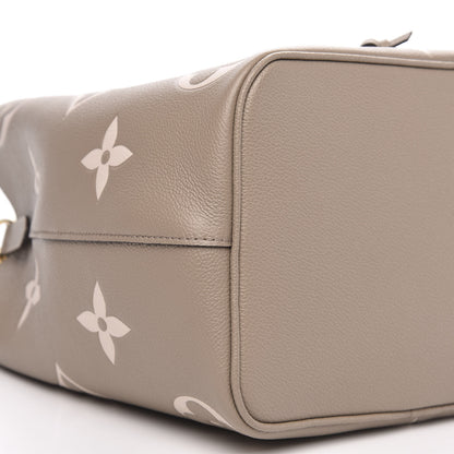 Louis Vuitton Empreinte Monogram Giant Neonoe MM Tourterelle Creme 9 of 10