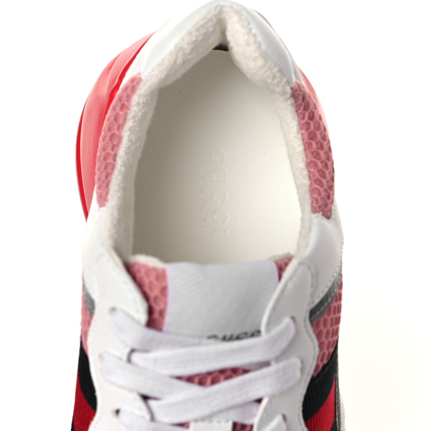 Lavaredo Eco Fabric Mesh Web Womens Rhyton Reflective Sneakers 36.5 Great White Water Rose Silver