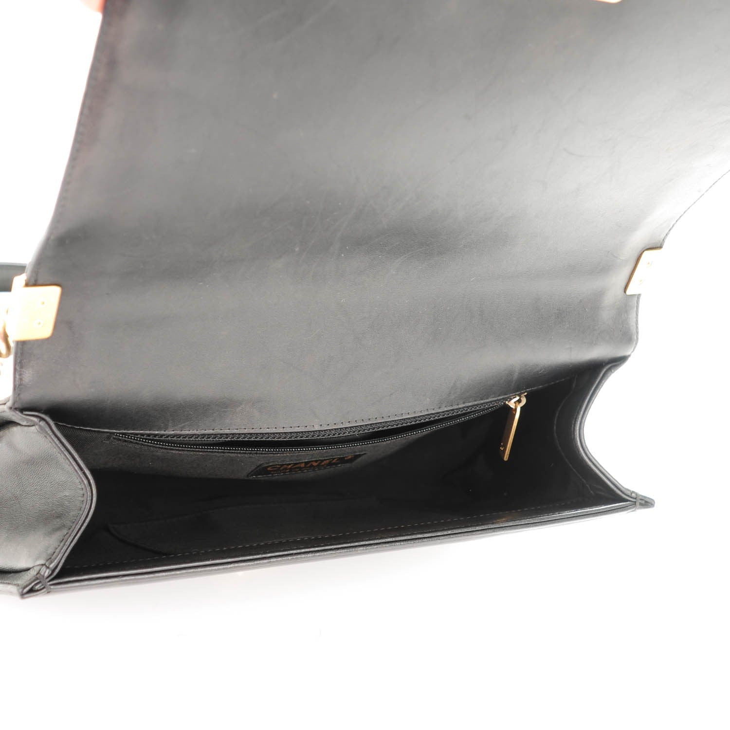 Chanel Lambskin Quilted New Medium Boy Flap Black 5 of 7