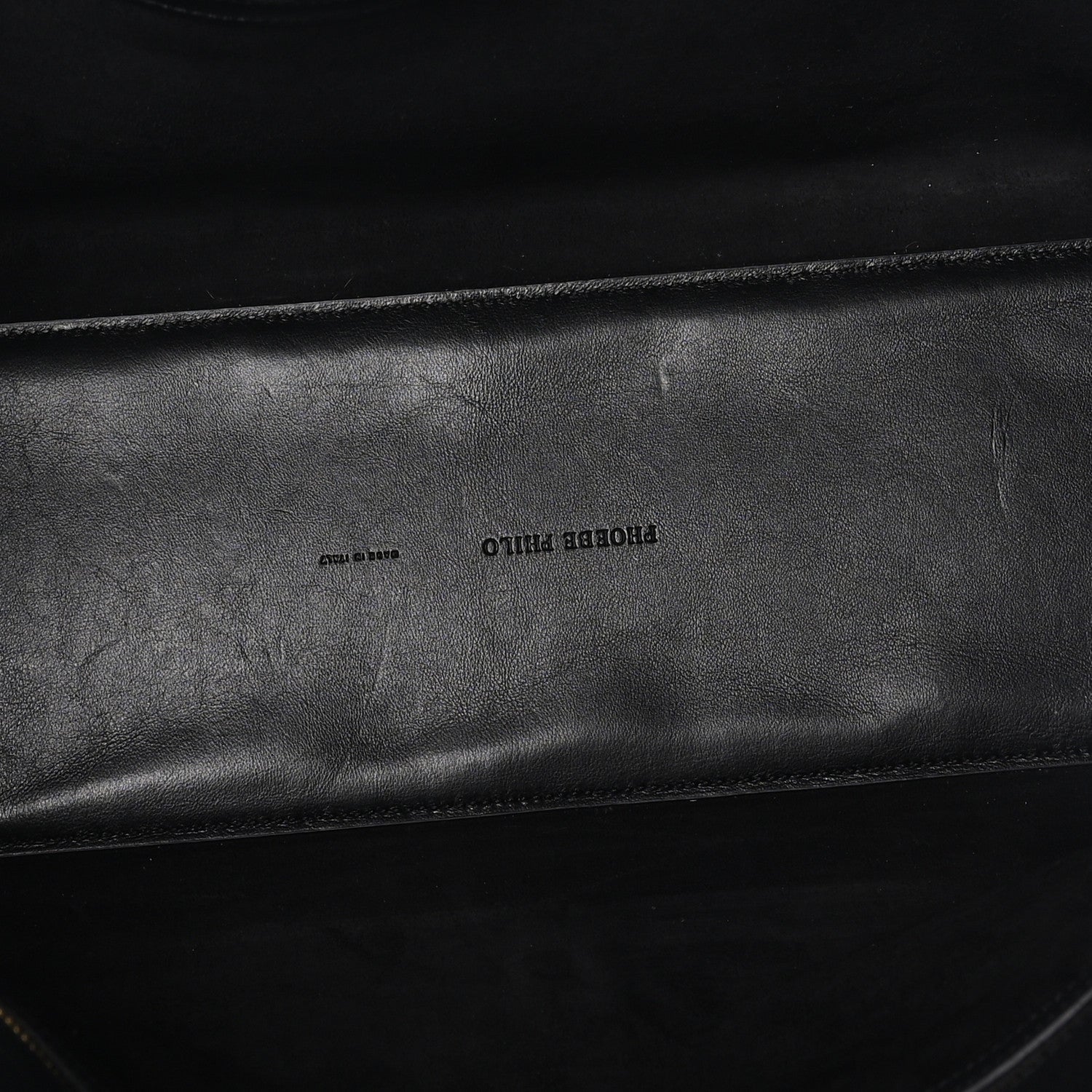 Phoebe Philo Calf Hair Small Kit Cabas  Black 5 of 9