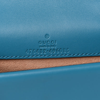 Gucci Velvet Super Mini Dionysus Shoulder Bag Pavone Cyan 6 of 10