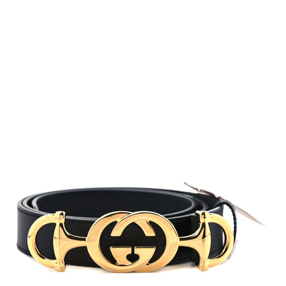 Gucci Calfskin Zumi 30mm Belt Black 1 of 3