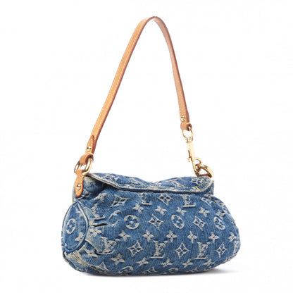 Louis Vuitton Monogram Denim Mini Pleaty Blue 2 of 8