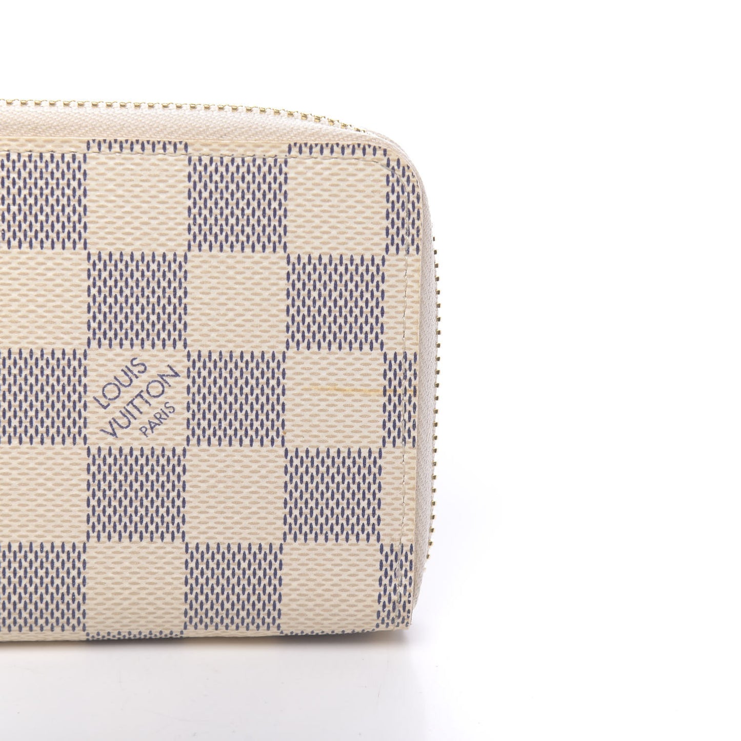 Damier Azur Clemence Wallet Rose Ballerine