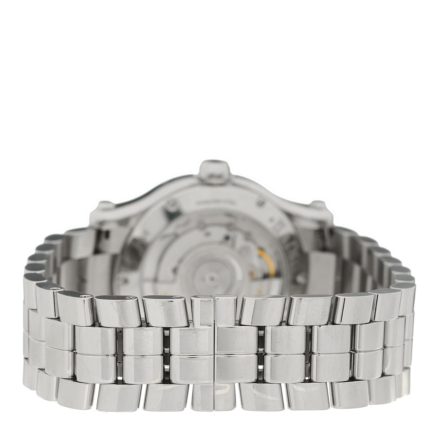 Chopard Stainless Steel Diamond Bezel 36mm Happy Sport Automatic Watch Silver 3 of 4