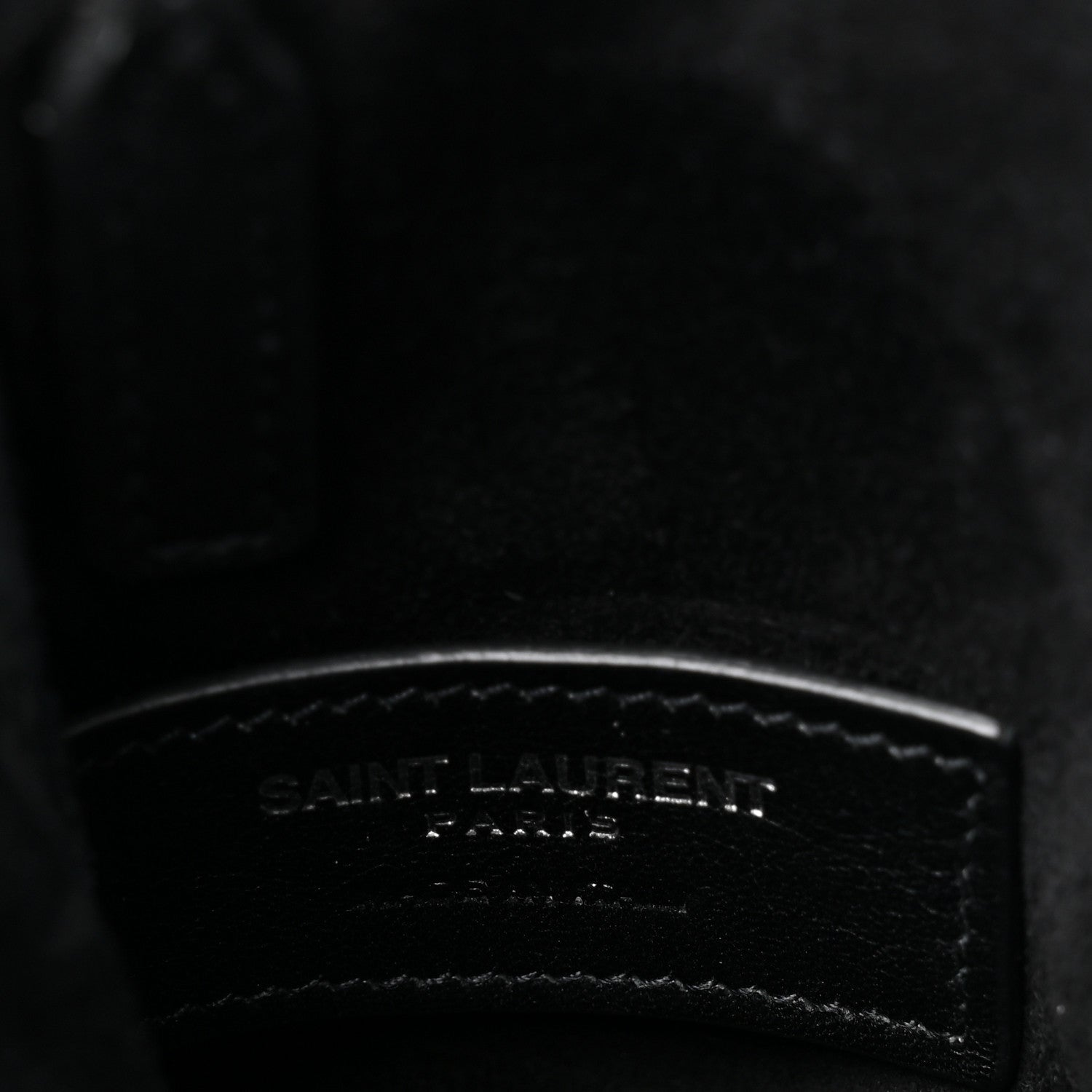 Saint Laurent Lambskin Anita Tassed Crossbody Bag Black 6 of 10