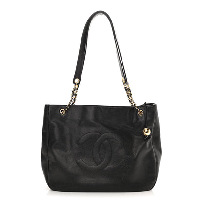 Chanel Caviar CC Tote Black 1 of 9