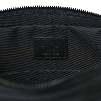 Louis Vuitton Calfskin Monogram Shadow Duo Messenger Black 6 of 9