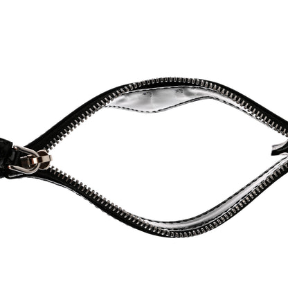 Prada Vernice PVC Card Holder Black 5 of 8
