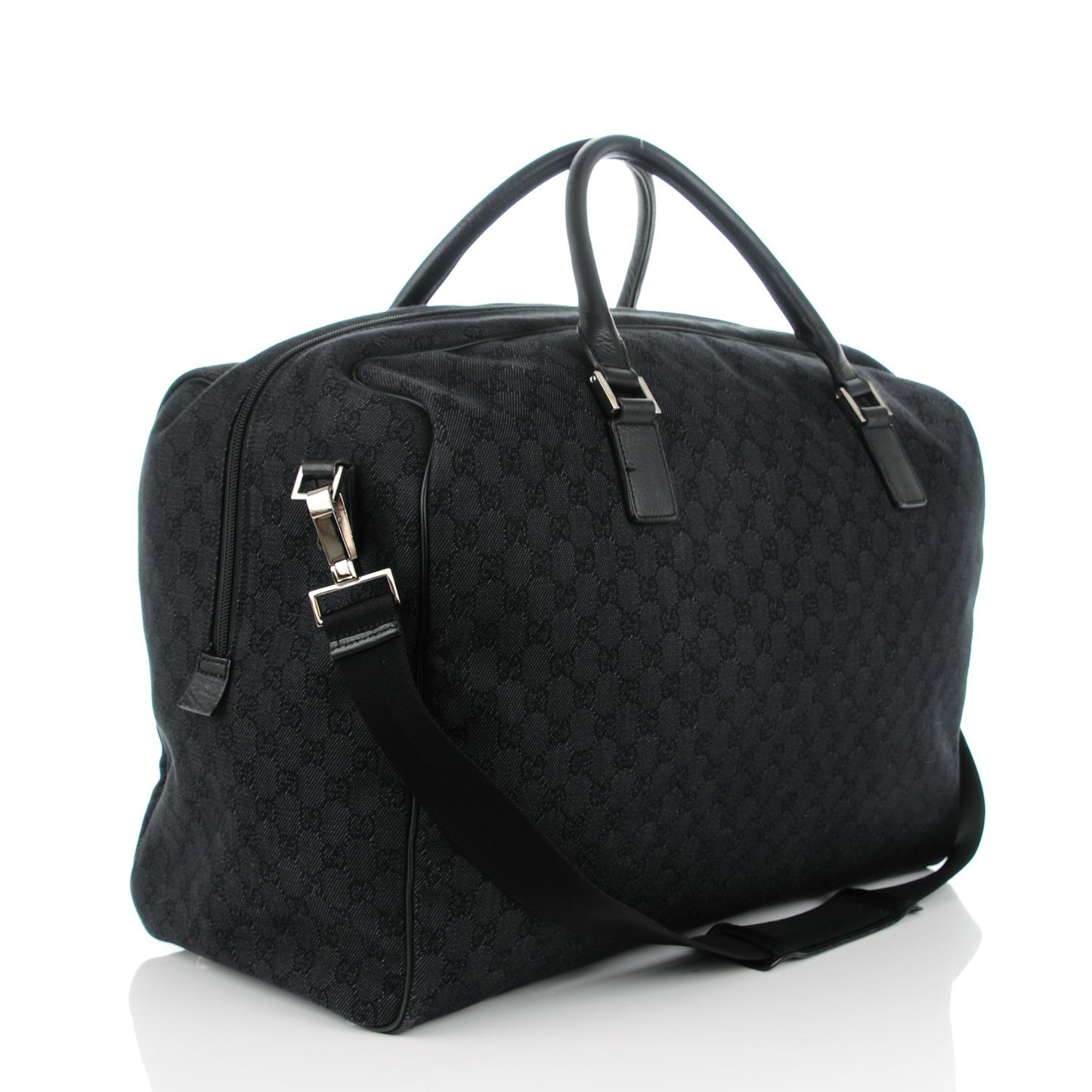Denim Monogram Large Duffle Black