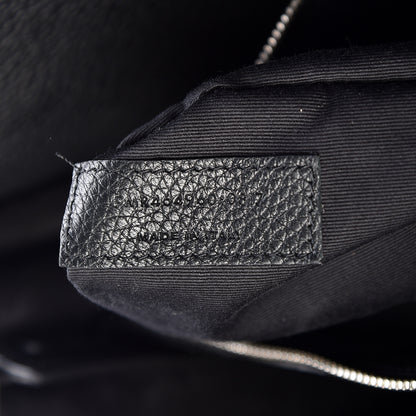 Saint Laurent Grained Calfskin Small Supple Sac De Jour Black 8 of 13