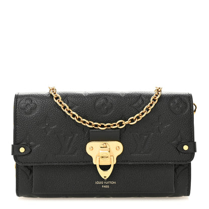 Louis Vuitton Empreinte Vavin Chain Wallet Black 1 of 12