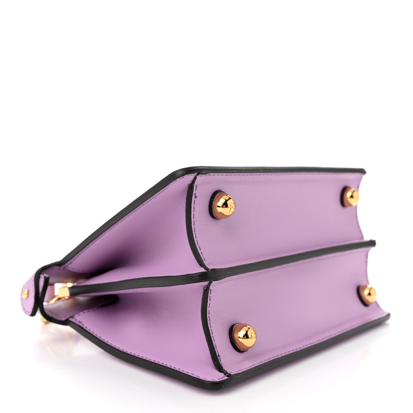 Shiny Nappa Petite Peekaboo I SEE U Satchel Violetta