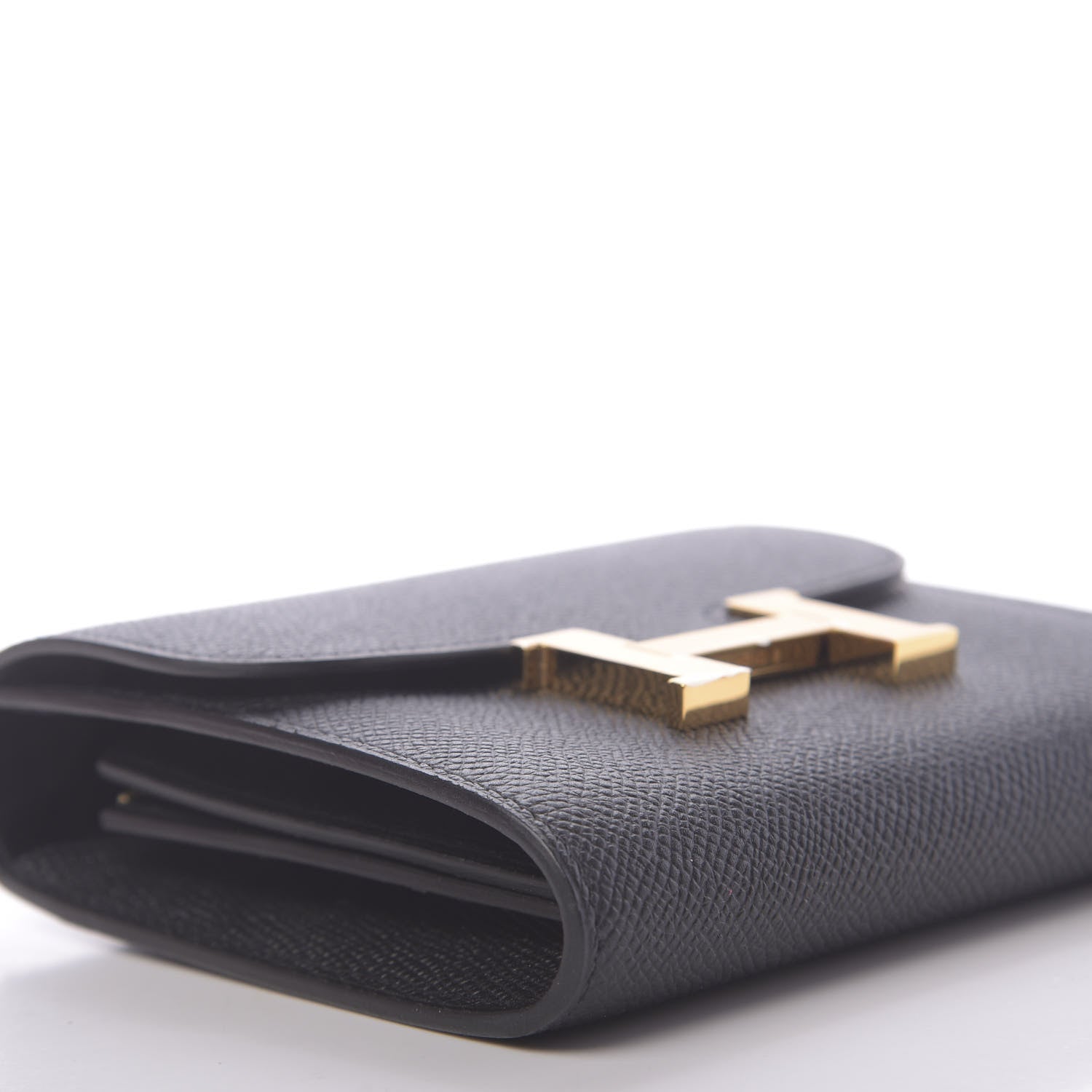 Hermes Epsom Constance Short Wallet Black 6 of 10