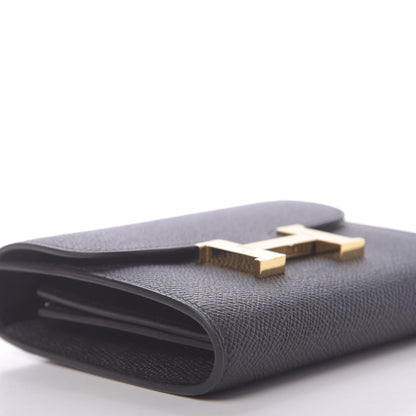Hermes Epsom Constance Short Wallet Black 6 of 10