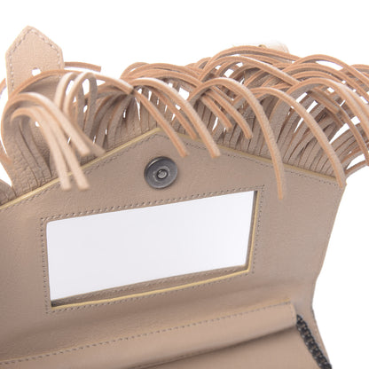 Proenza Schouler Lambskin Fringe PS1 Chain Wallet Beige 6 of 10
